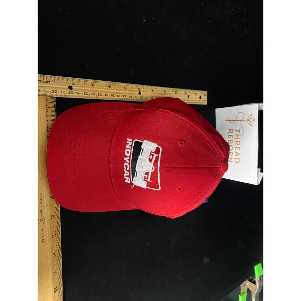 IndyCar Hat Racing Lids Red Cap Adult Adjustable‎ Motorsport